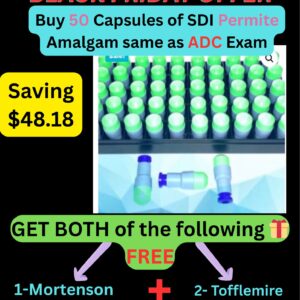 Buy a 50 Capsules of SDI Permite Amalgam (2-Spill) + Get FREE (Mortenson Plugger+Tofflemire Retainer)
