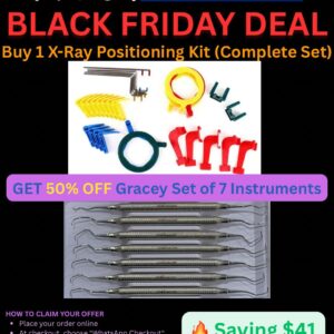 1 X-Ray Positioning Kit (Complete Set)+50% OFF Gracey Set of 7 Instruments