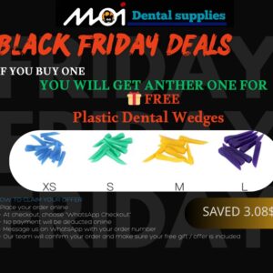 Buy Plastic Dental Wedges Pack of 10 + Another for free