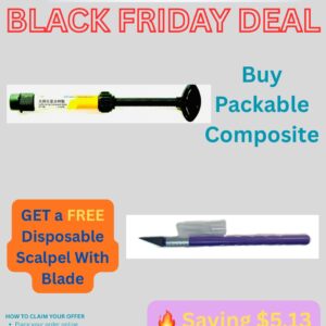 Packable Composite + FREE Disposable Scalpel With Blade